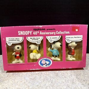 Snoopy 40th Anniversary Collection by Applause Presents Figurines Peanuts Figure